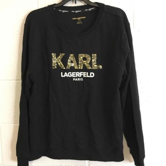 Karl Lagerfeld Paris Women's Long-Sleeve Shirt, L - Picture 10 of 11